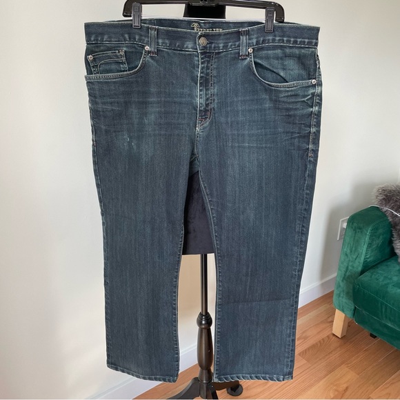 Fidelity Denim 5011 Blue Sabbath Rise Relaxed Straight Fit Jeans Size 40 - Picture 4 of 12